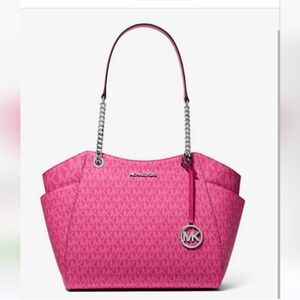 Michael Kors Jet Set Travel Electic Pink Tote 💗